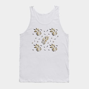 Yellow Exotic Plants Tank Top